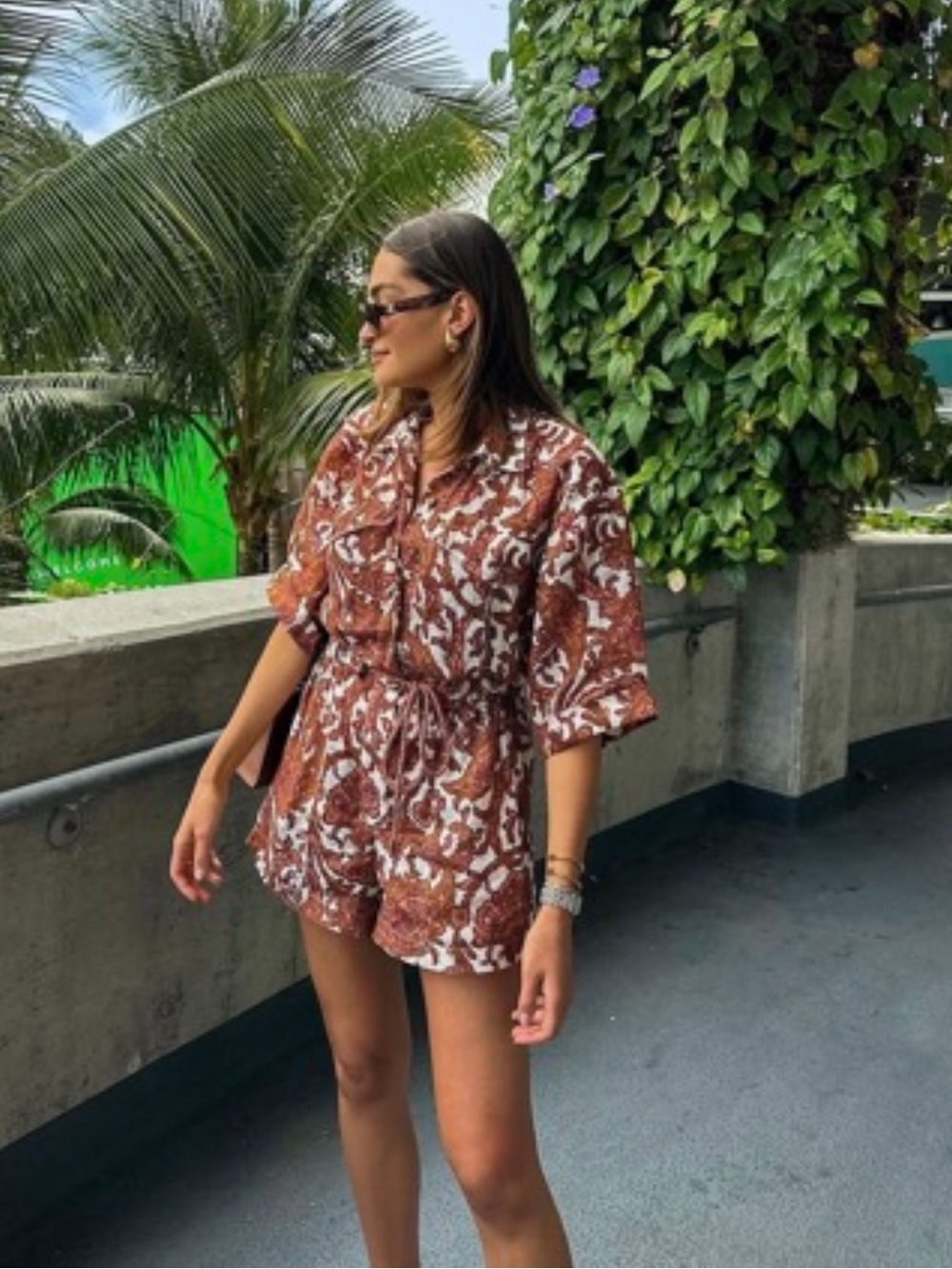 Zimmermann- Size 1 - Utility Romper - Fits like Size Small